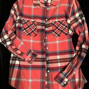 Shyanne Red and Black Plaid Shirt